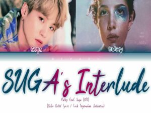 دانلود آهنگ کره‌ای انگلیسی SUGA’s Interlude از Halsey و SUGA و BTS با متن و ترجمه