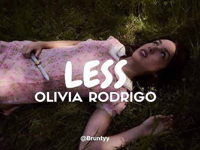 دانلود آهنگ less از Olivia Rodrigo با متن و ترجمه