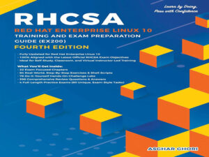 دانلود کتاب راهنمای آماده‌سازی آموزش و آزمون RHCSA Red Hat Enterprise Linux 10 (EX200) – نسخه چهارم