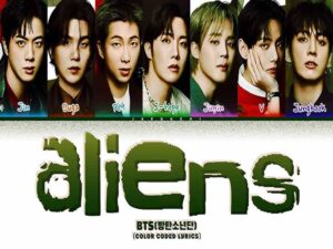 دانلود آهنگ کره‌ای انگلیسی Aliens از BTS با متن و ترجمه