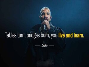 دانلود آهنگ Burning Bridges از Drake با متن و ترجمه