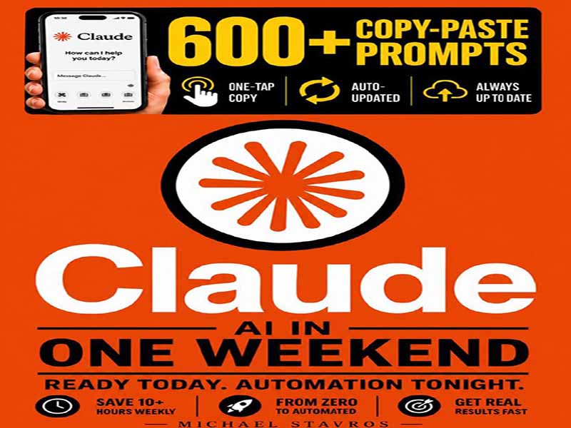 دانلود کتاب کلود ای‌آی (Claude AI) در یک آخر هفته -راهنمای کاربردی برای متخصصان پرمشغله